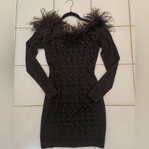 Womens Black Party Dress